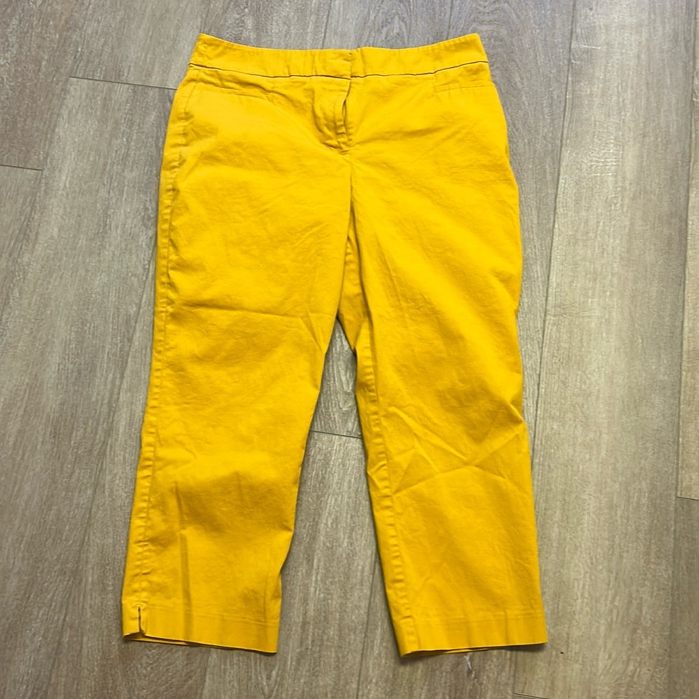 Ann Taylor Factory Mustard Ankle Pants